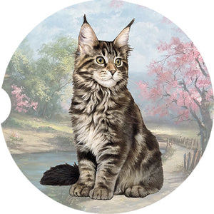 Maine Coon car coaster
