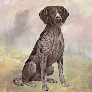 German Shorthaired Pointer Square Coaster