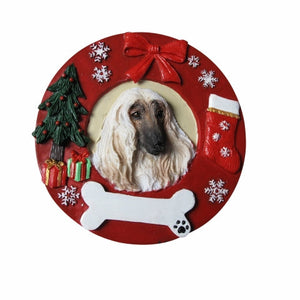 Afghan Red Wreath Ornament