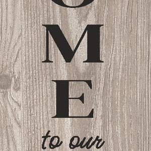 Dachshund black Welcome Sign