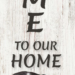 Bernese Mt. Dog Welcome Sign