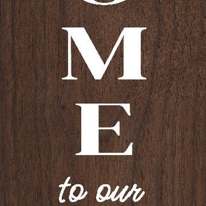 Shih Tzu Welcome Sign