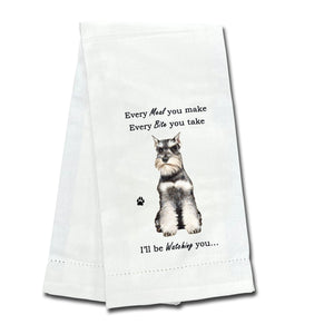 Schnauzer cropped Kitchen Towel