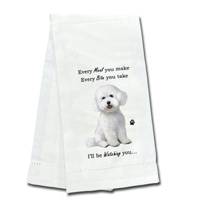 Bichon Frise Kitchen Towel