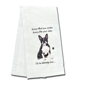 Boston Terrier Kitchen Towel