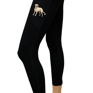 Labrador yellow High Rise Yoga Leggings