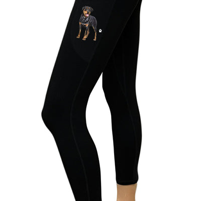 Rottweiler High Rise Yoga Leggings