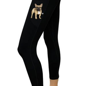 French Bulldog High Rise Yoga Leggings