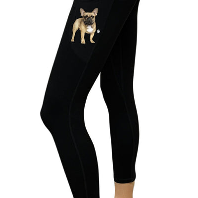 French Bulldog High Rise Yoga Leggings