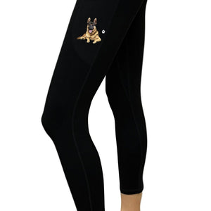 German Shepherd High Rise Yoga Leggings