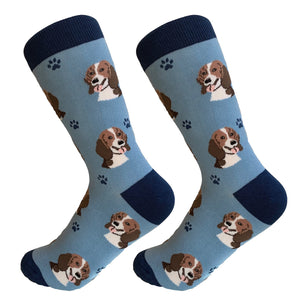 Beagle Socks -200 Needle Count-Cotton Socks- Life Like Detail of Beagle - Unisex, One Size Fits Most
