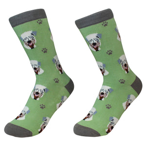 Wheaten Terrier Socks -200 Needle Count-Cotton Socks- Life Like Detail of Wheaten Terrier - Unisex, One Size Fits Most