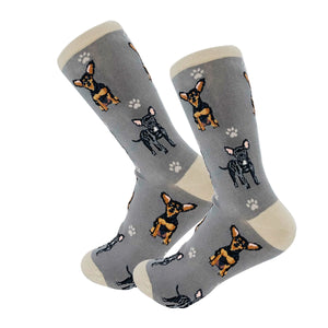 Chihuahua Black Full Body Socks