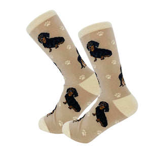 Dachshund Black Full Body Socks