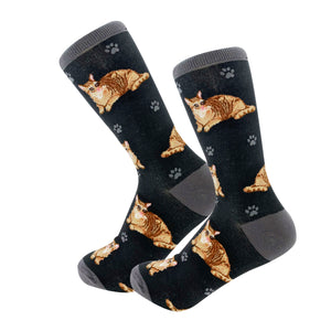 Orange Tabby Cat Full Body Socks