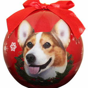 Welsh Corgi Ball Ornament