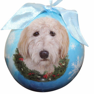 Goldendoodle Ball Ornament