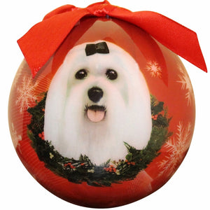 Maltese Ball Ornament