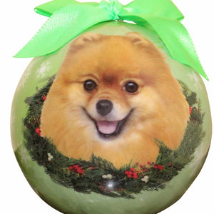 Pomeranian Ball Ornament