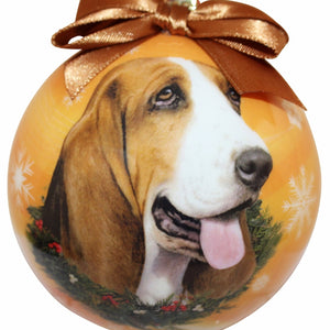 Basset Hound Ball Ornament