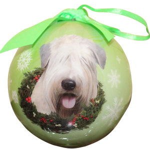 Soft Coated Wheaten Terrier Ball Ornament