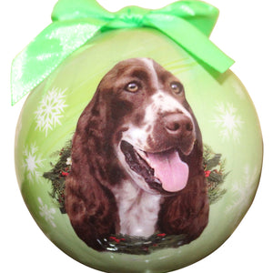 Springer Spaniel Ball Ornament