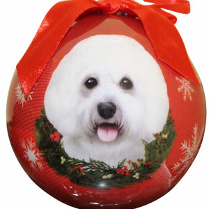 Bichon Frise Ball Ornament