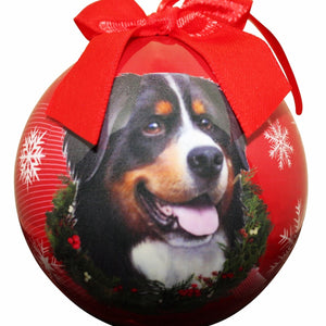 Bernese Mt. Dog Ball Ornament