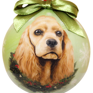 Cocker Spaniel buff Ball Ornament