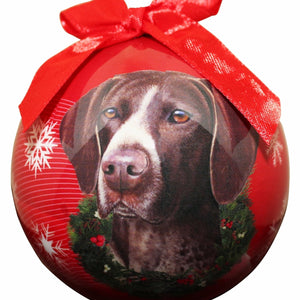 German Shorthair Pointer Ball Ornament