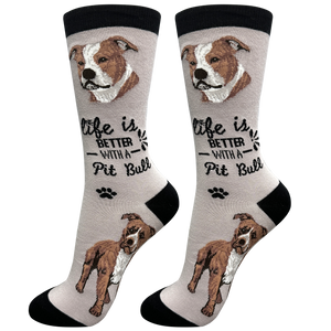 Pit Bull Life is Better Socks