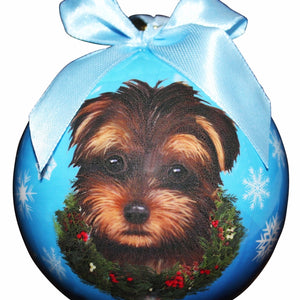 Yorkipoo Ball Ornament