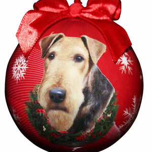 Airedale Ball Ornament